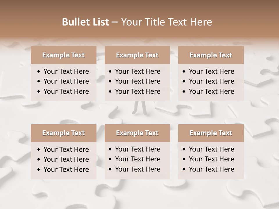 Businessmen Examine Thinking PowerPoint Template