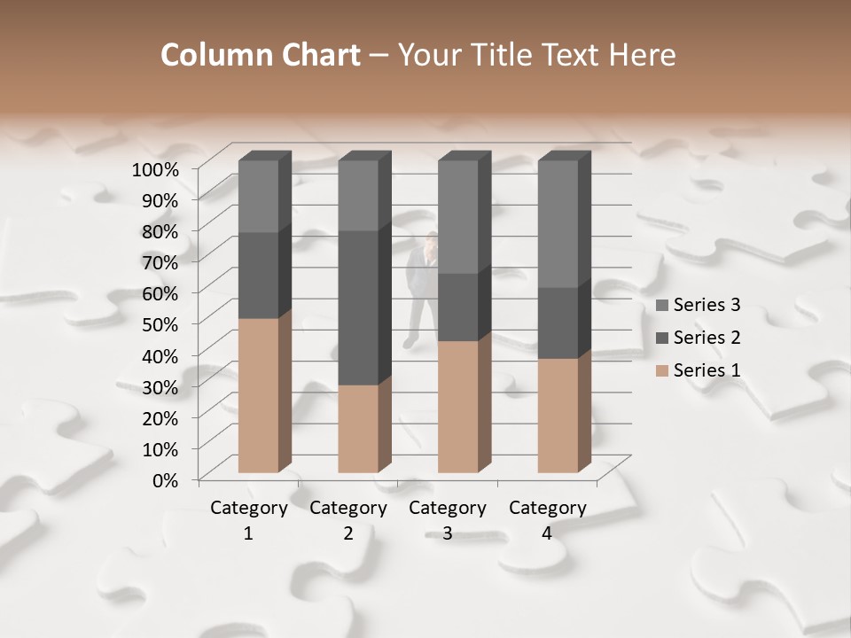 Businessmen Examine Thinking PowerPoint Template