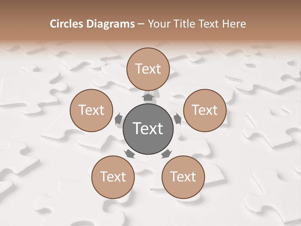 Businessmen Examine Thinking PowerPoint Template