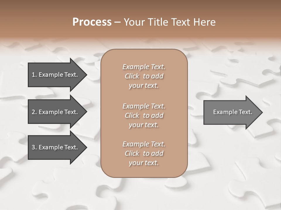 Businessmen Examine Thinking PowerPoint Template