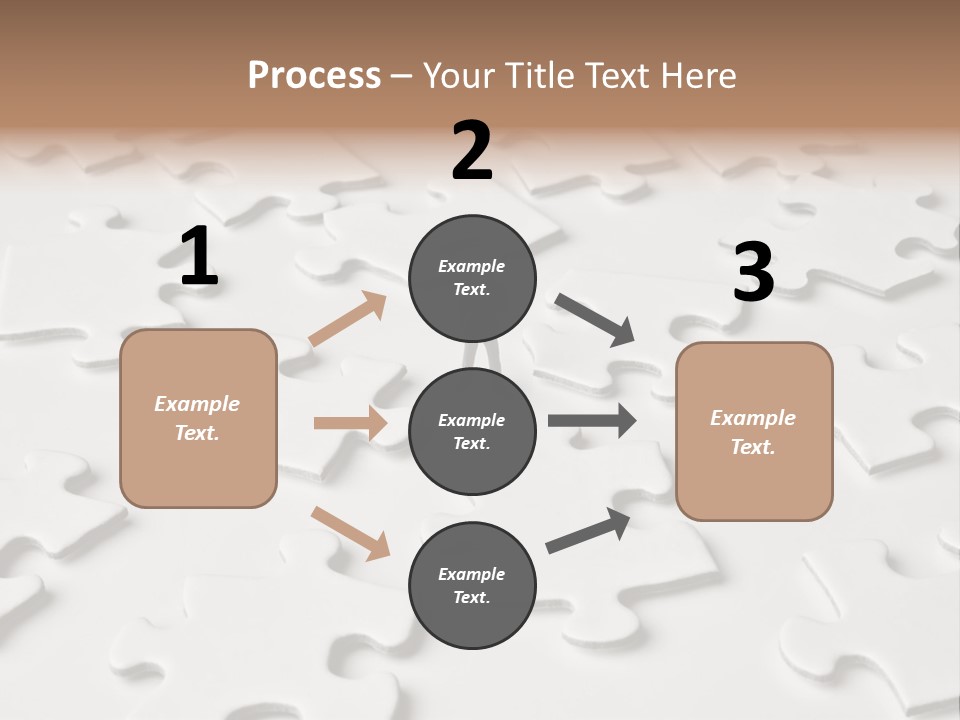 Businessmen Examine Thinking PowerPoint Template