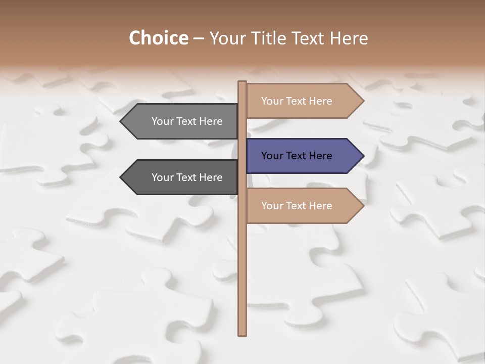 Businessmen Examine Thinking PowerPoint Template