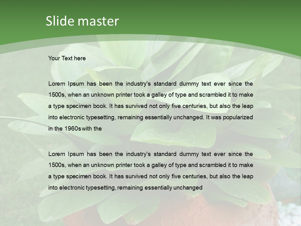 Thai Planter Tourism PowerPoint Template