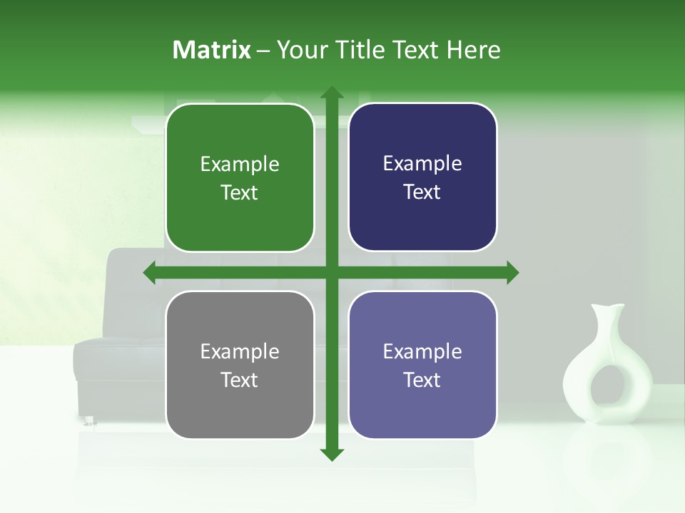 Sofa Comfort Sit PowerPoint Template