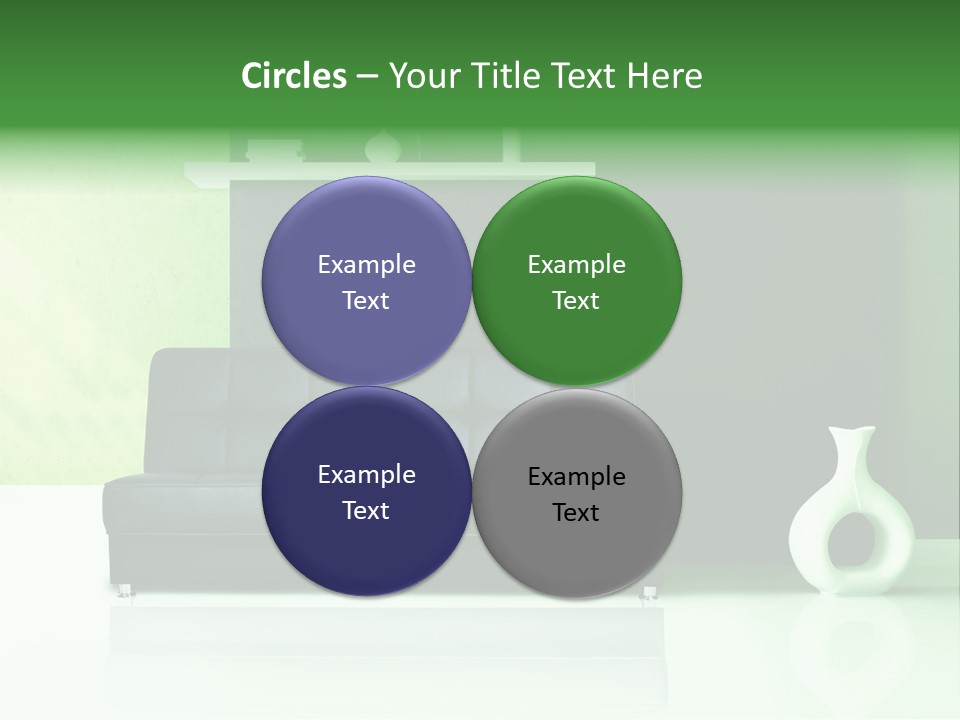 Sofa Comfort Sit PowerPoint Template