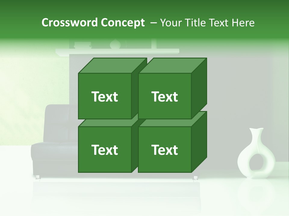 Sofa Comfort Sit PowerPoint Template