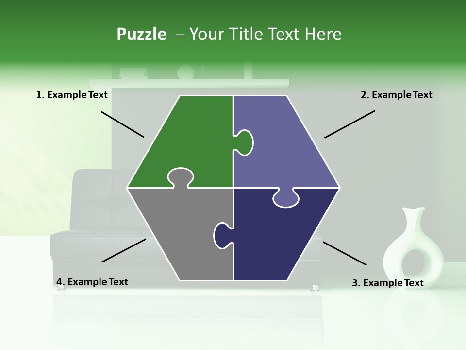 Sofa Comfort Sit PowerPoint Template