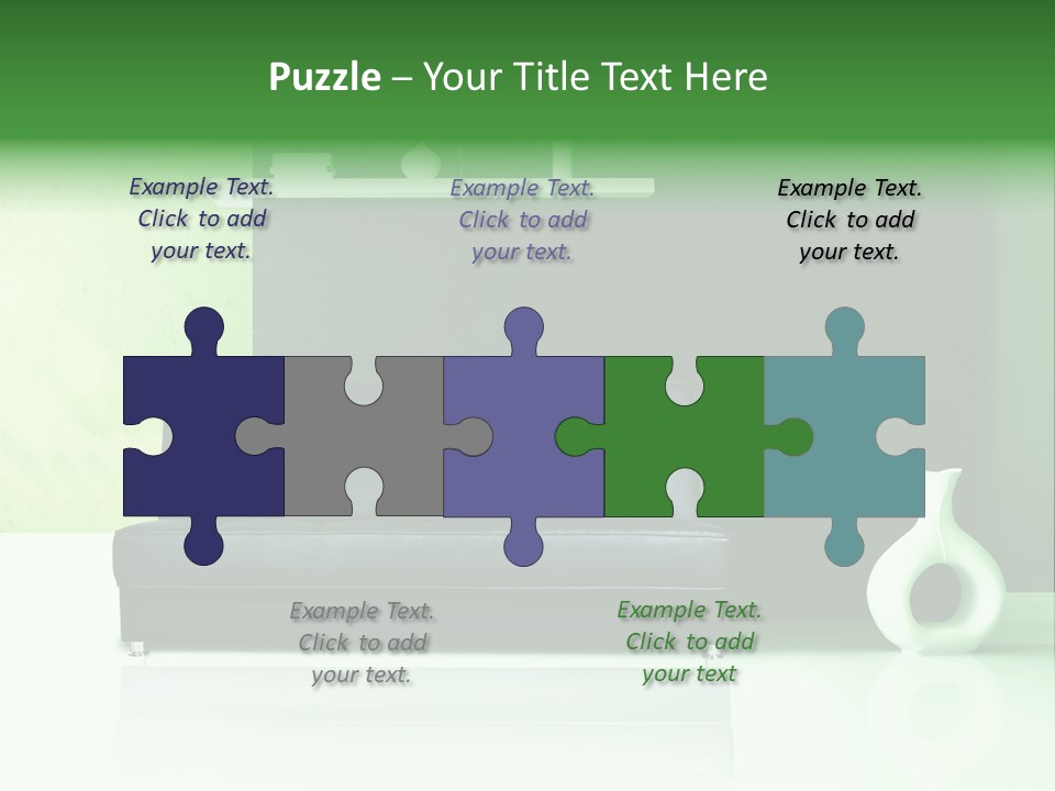 Sofa Comfort Sit PowerPoint Template