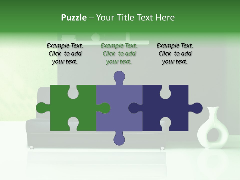 Sofa Comfort Sit PowerPoint Template