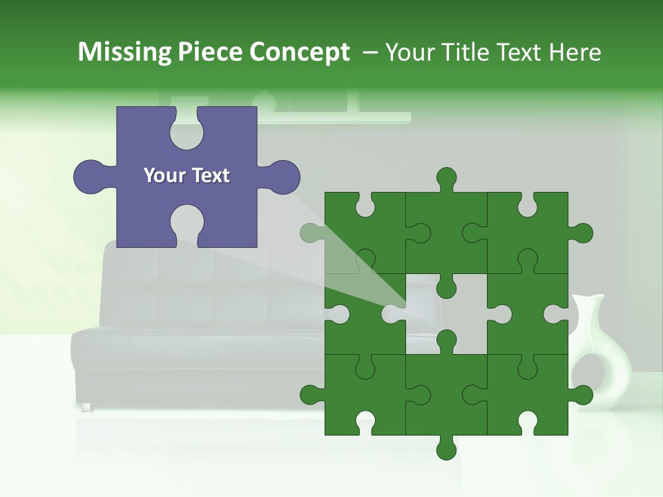 Sofa Comfort Sit PowerPoint Template