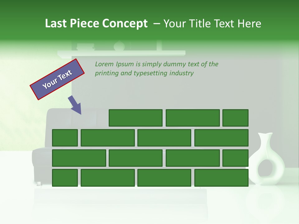 Sofa Comfort Sit PowerPoint Template