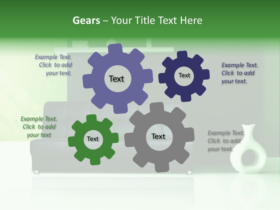 Sofa Comfort Sit PowerPoint Template