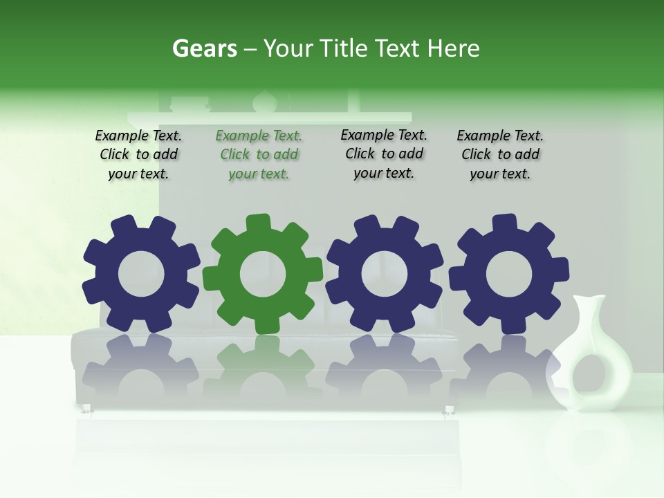 Sofa Comfort Sit PowerPoint Template