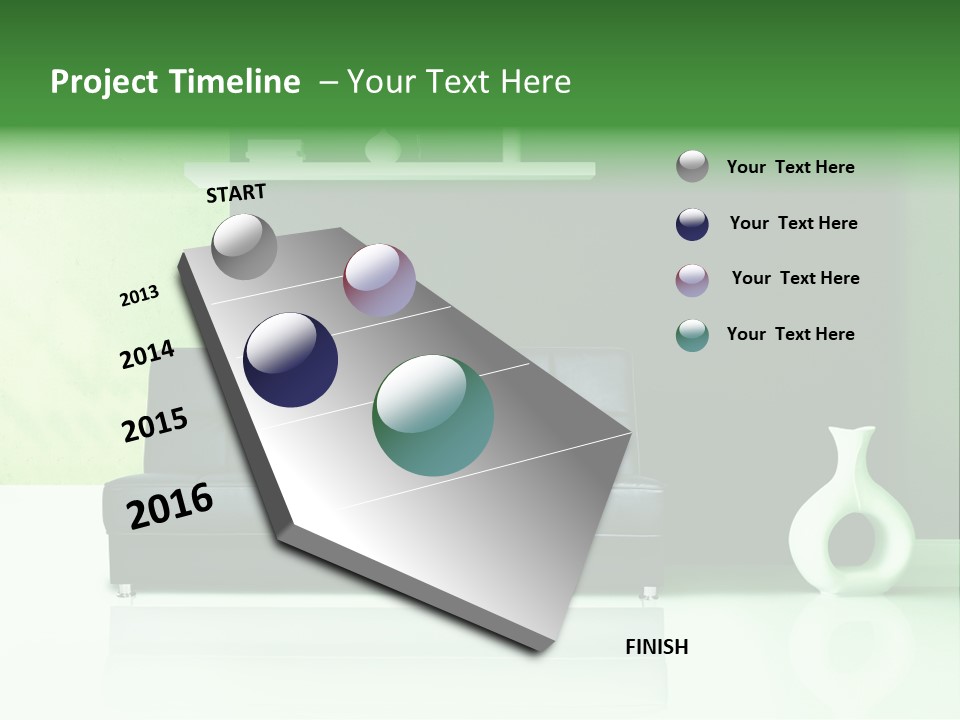 Sofa Comfort Sit PowerPoint Template