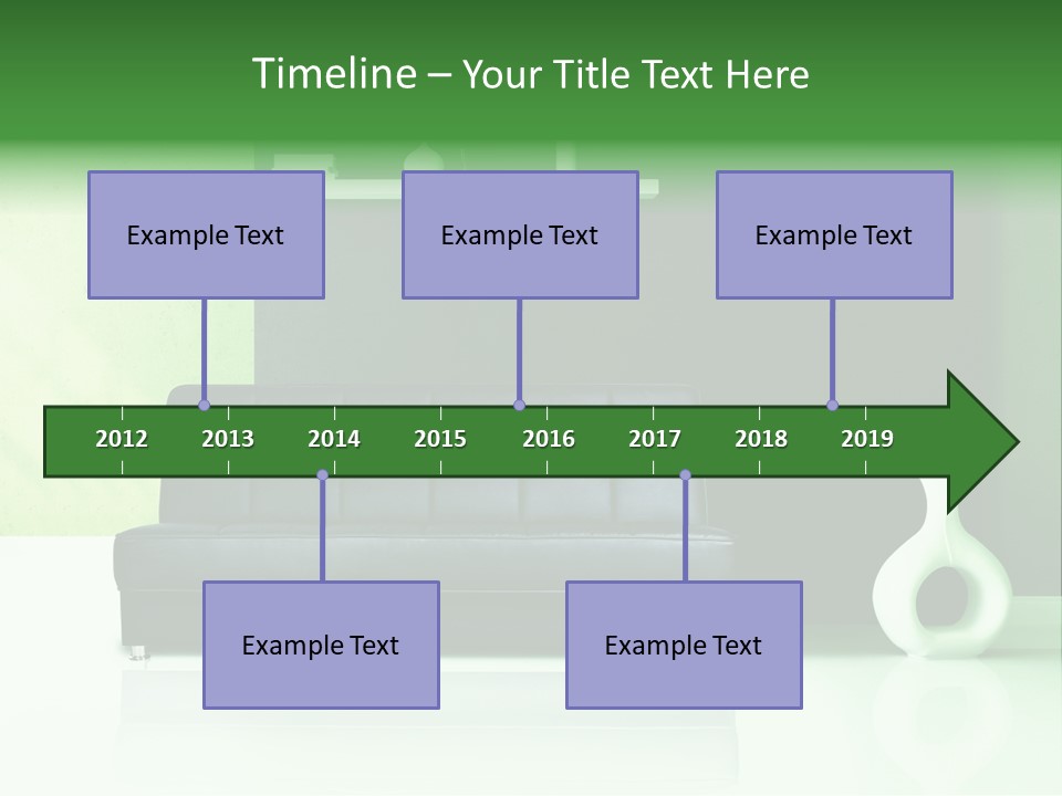 Sofa Comfort Sit PowerPoint Template