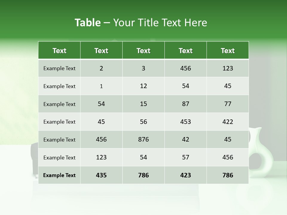 Sofa Comfort Sit PowerPoint Template