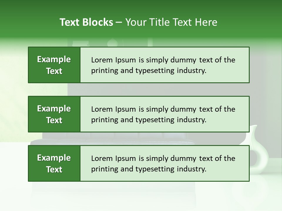 Sofa Comfort Sit PowerPoint Template