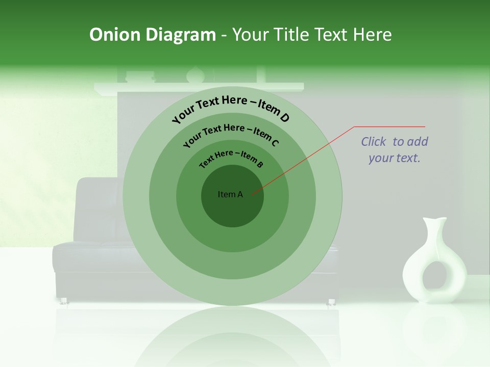 Sofa Comfort Sit PowerPoint Template