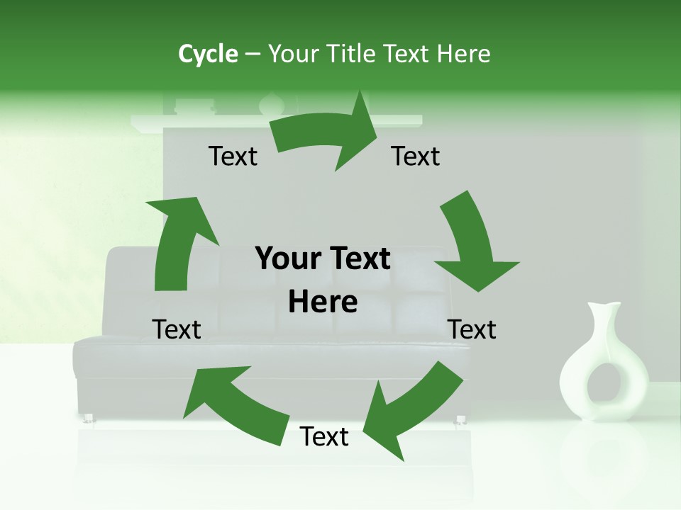 Sofa Comfort Sit PowerPoint Template