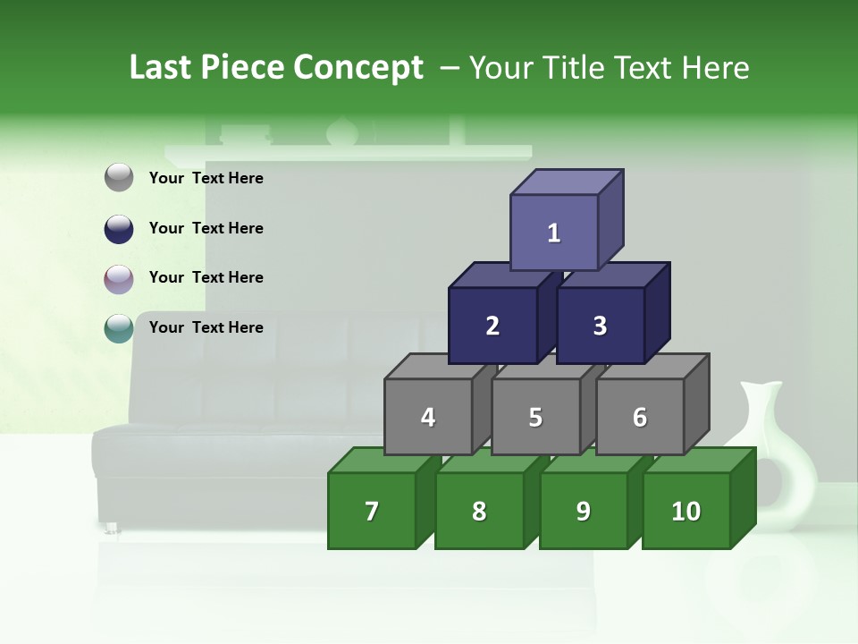 Sofa Comfort Sit PowerPoint Template