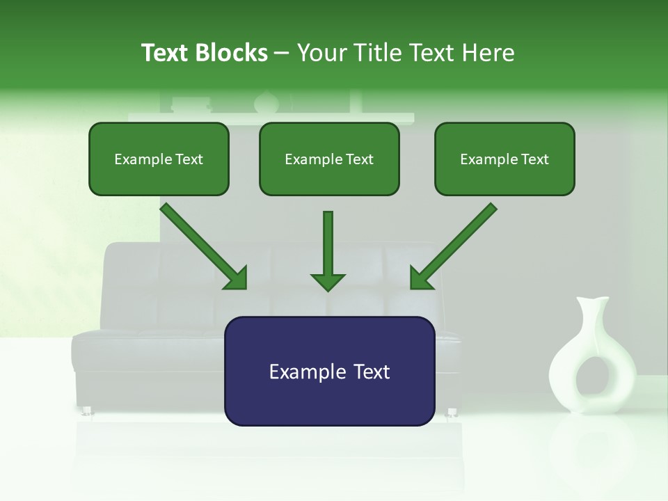 Sofa Comfort Sit PowerPoint Template
