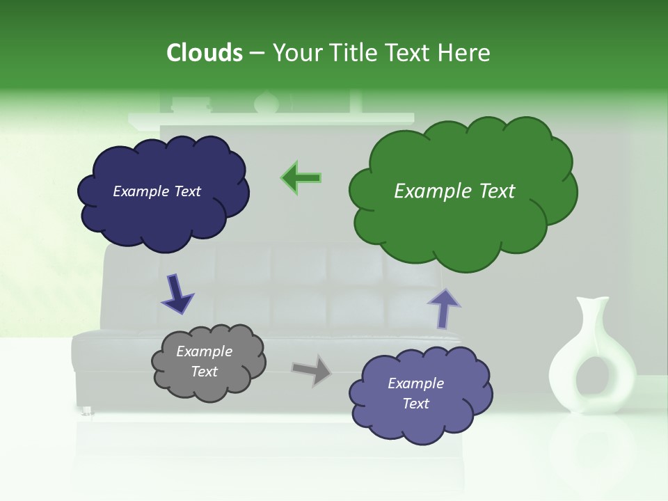 Sofa Comfort Sit PowerPoint Template