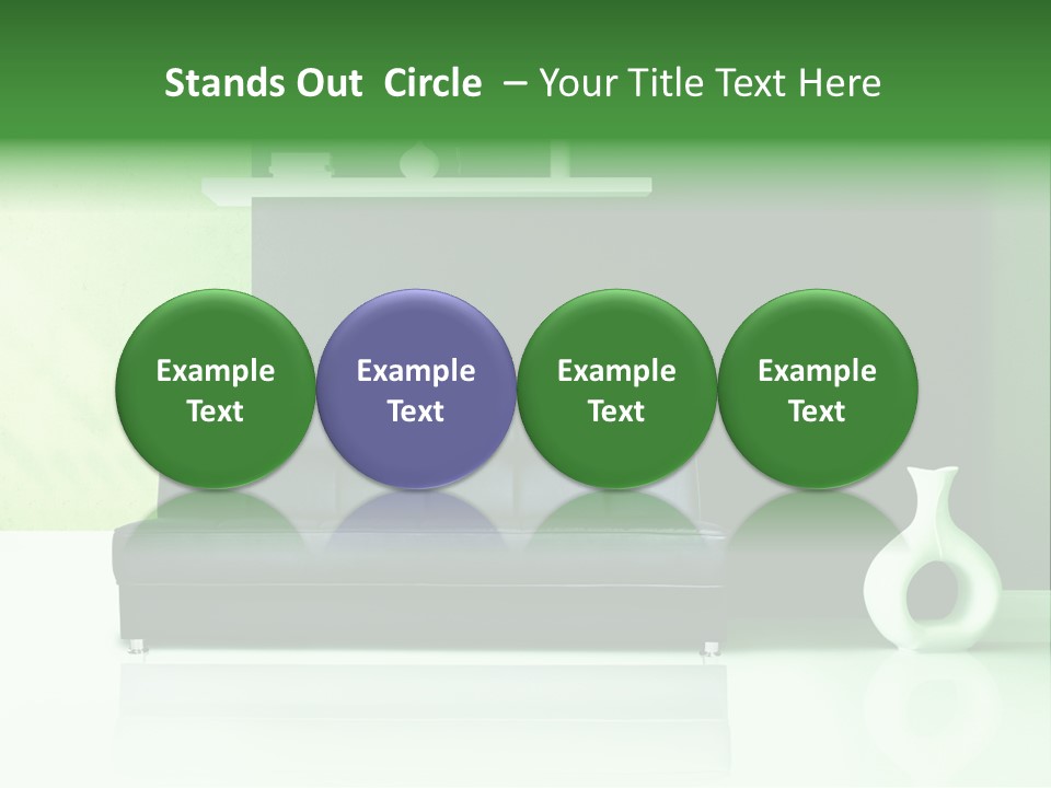 Sofa Comfort Sit PowerPoint Template