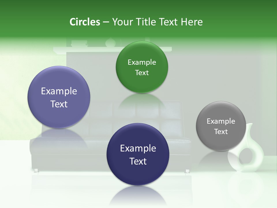 Sofa Comfort Sit PowerPoint Template