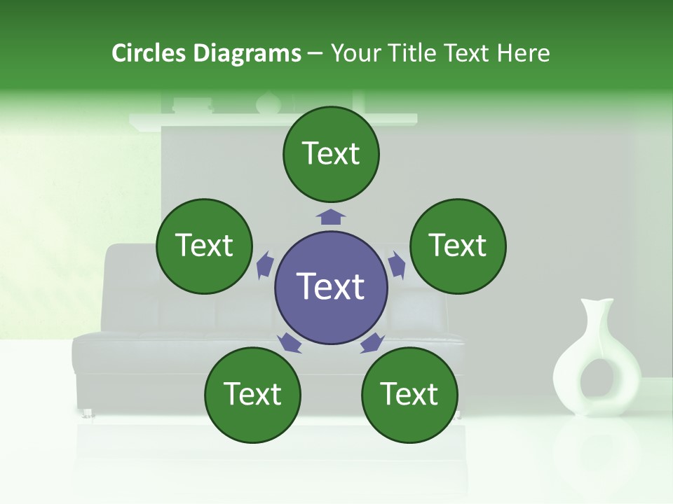 Sofa Comfort Sit PowerPoint Template