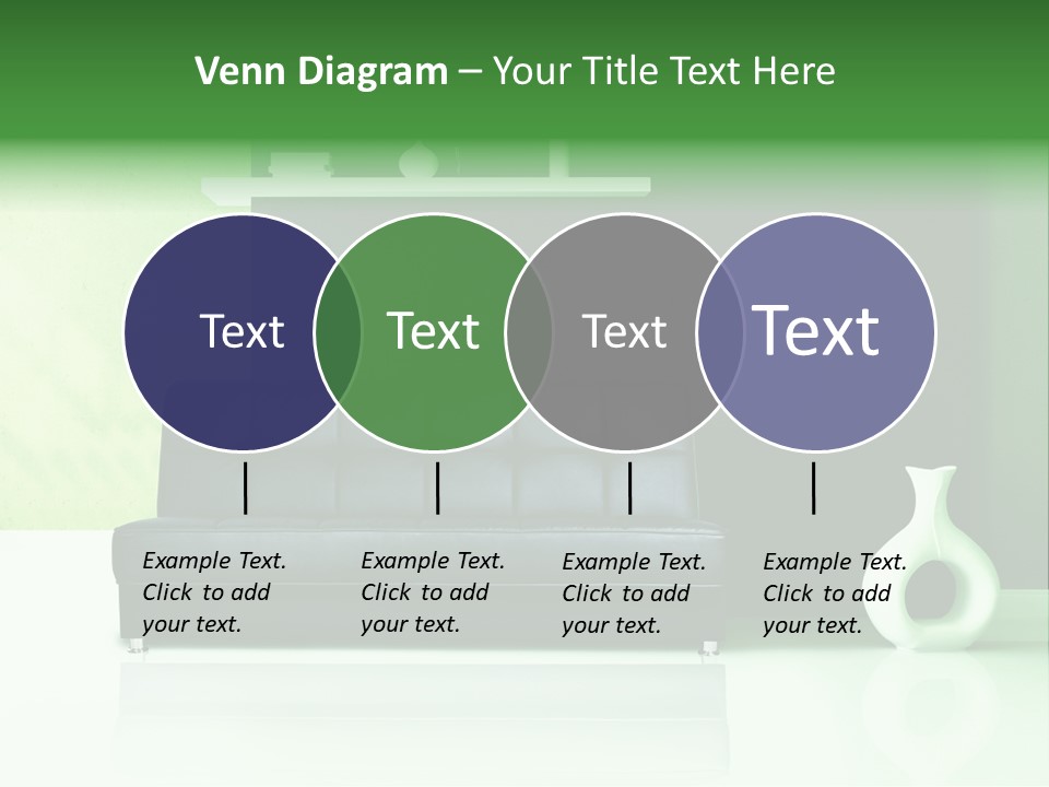 Sofa Comfort Sit PowerPoint Template
