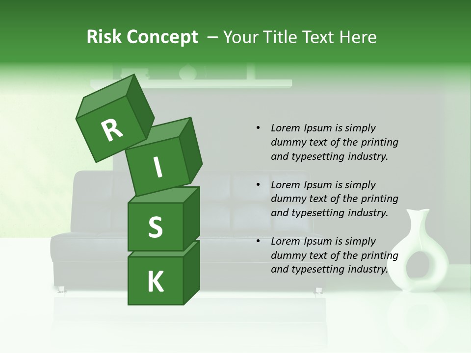 Sofa Comfort Sit PowerPoint Template