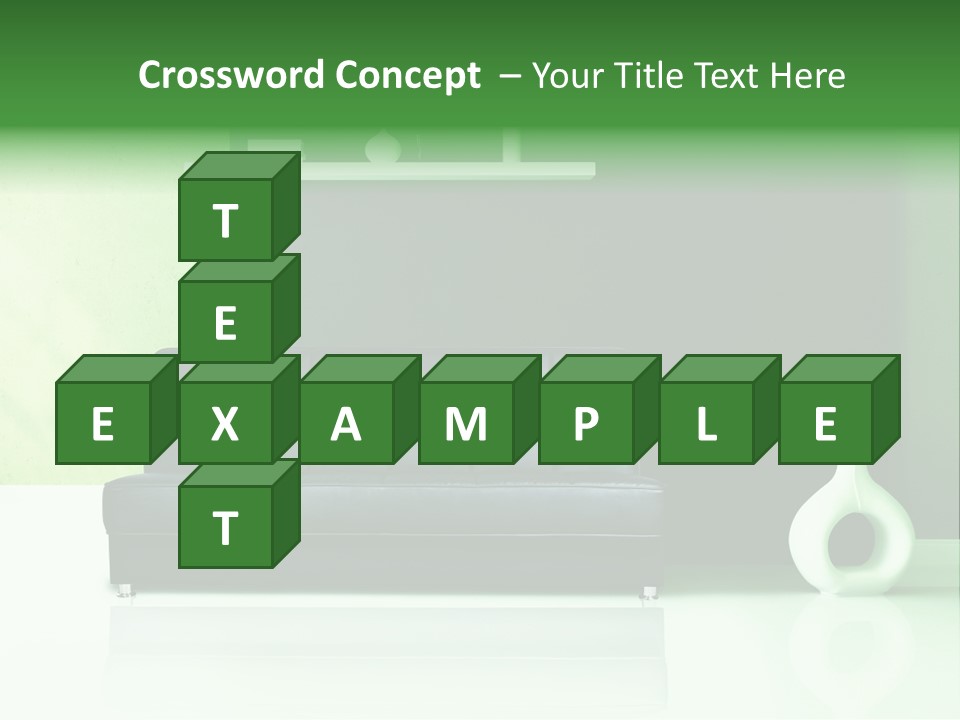 Sofa Comfort Sit PowerPoint Template