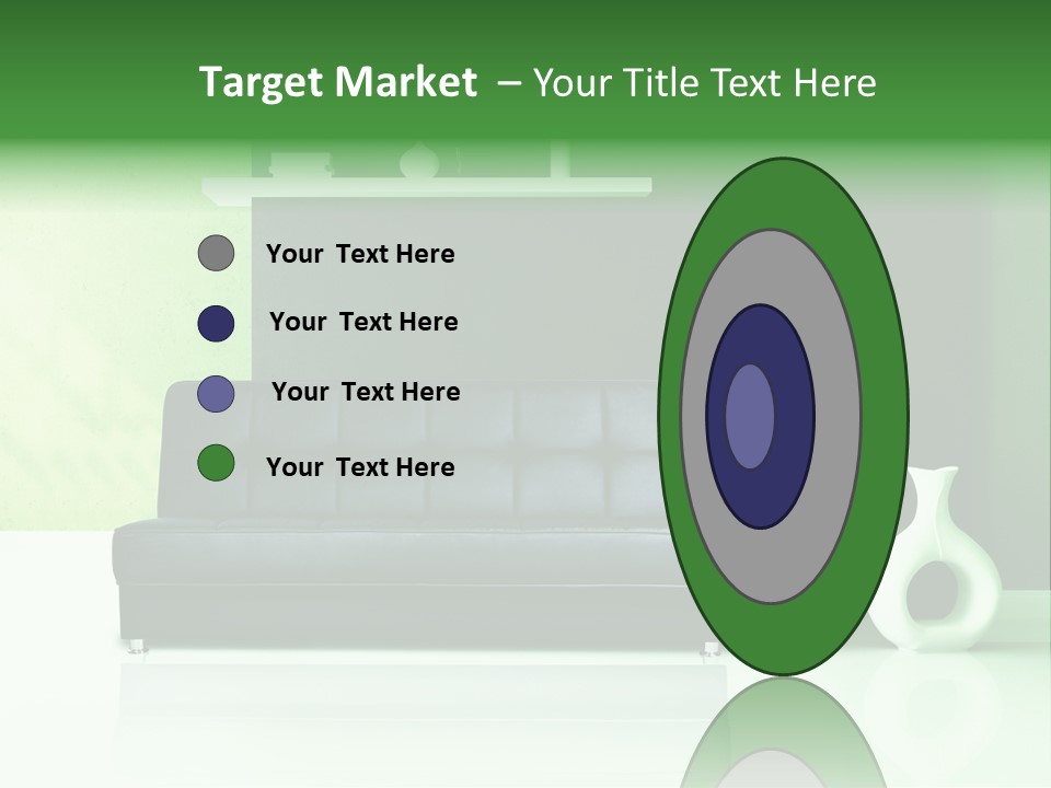 Sofa Comfort Sit PowerPoint Template