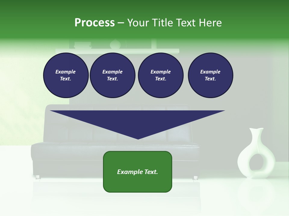 Sofa Comfort Sit PowerPoint Template