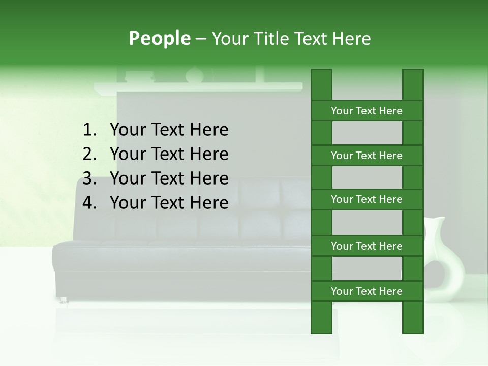 Sofa Comfort Sit PowerPoint Template