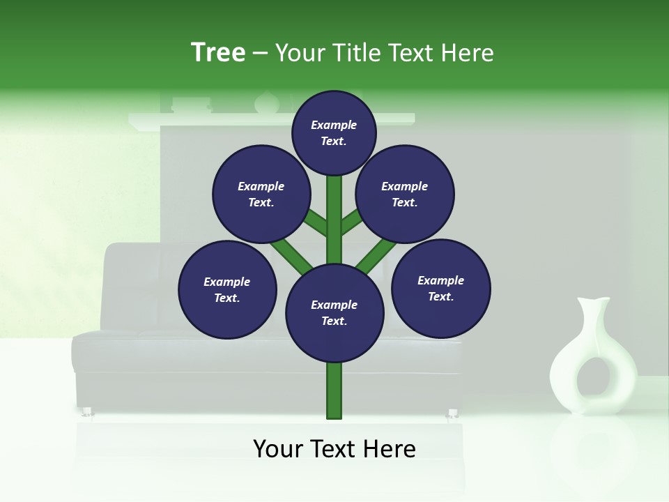 Sofa Comfort Sit PowerPoint Template