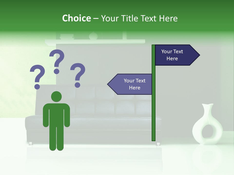 Sofa Comfort Sit PowerPoint Template