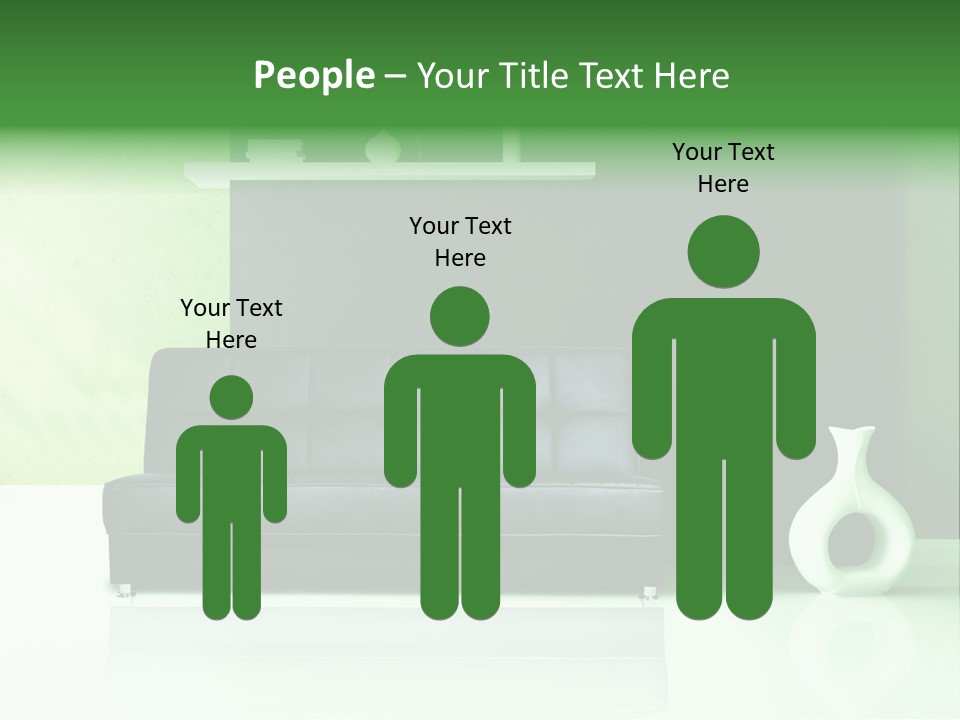 Sofa Comfort Sit PowerPoint Template