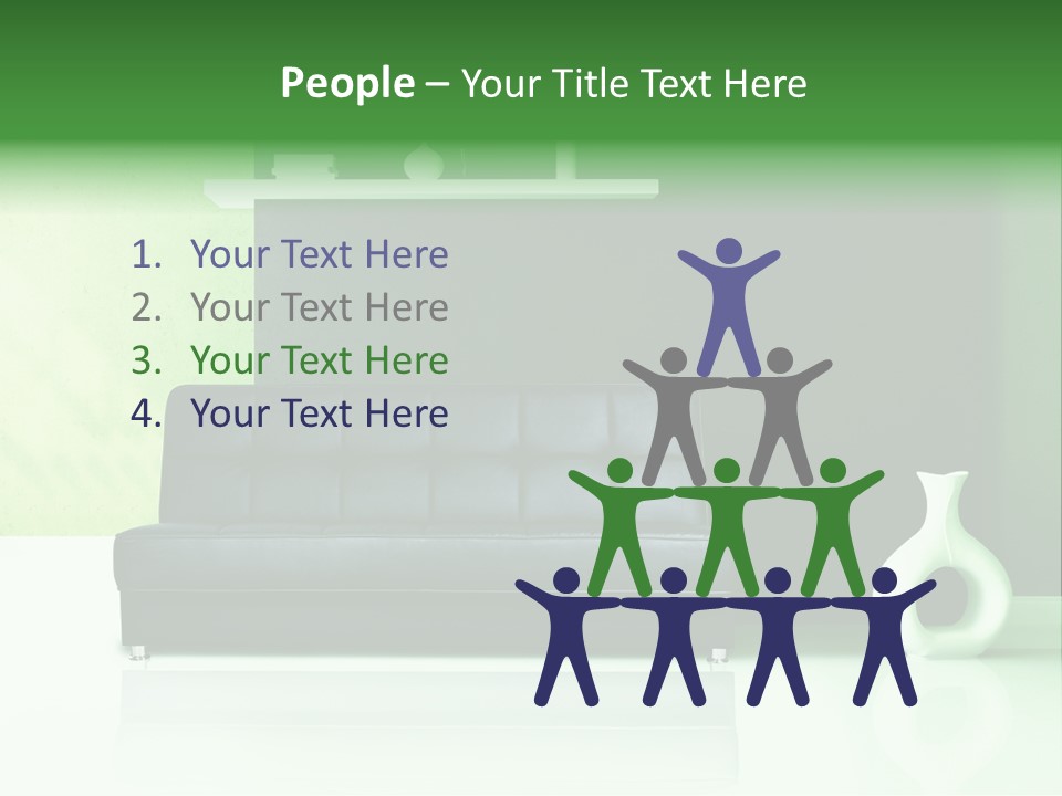 Sofa Comfort Sit PowerPoint Template