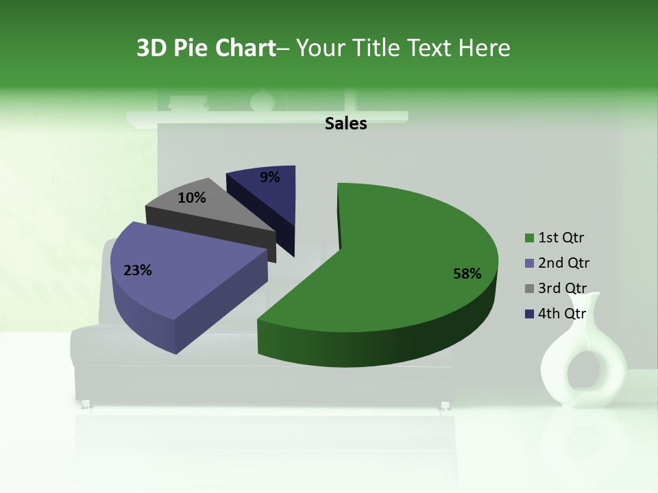 Sofa Comfort Sit PowerPoint Template