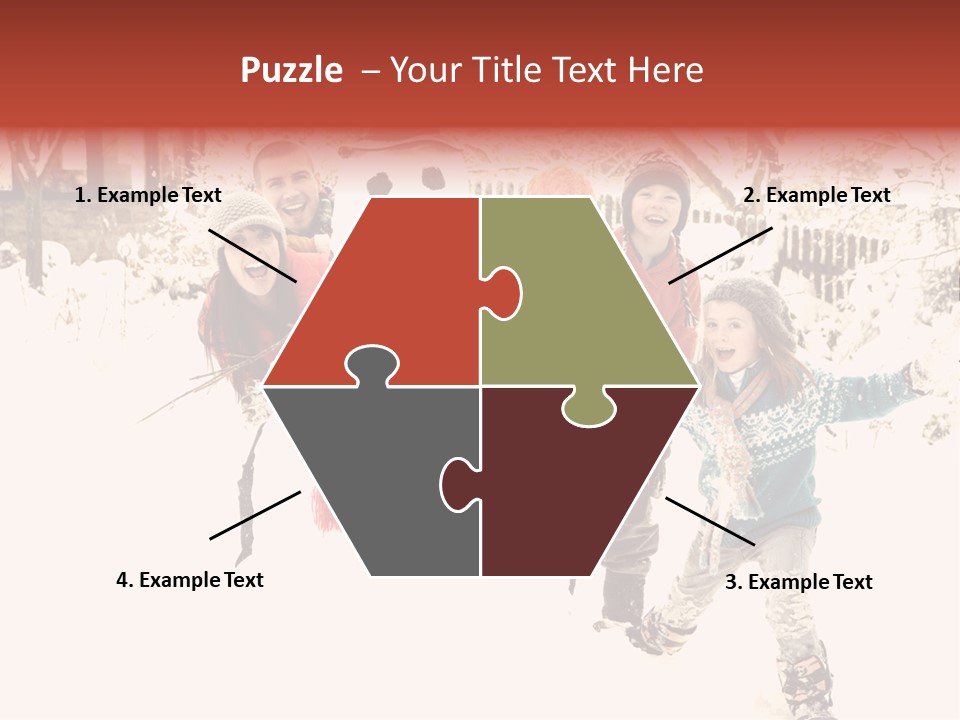 Smiling Full Length Male PowerPoint Template