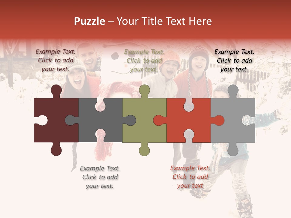 Smiling Full Length Male PowerPoint Template