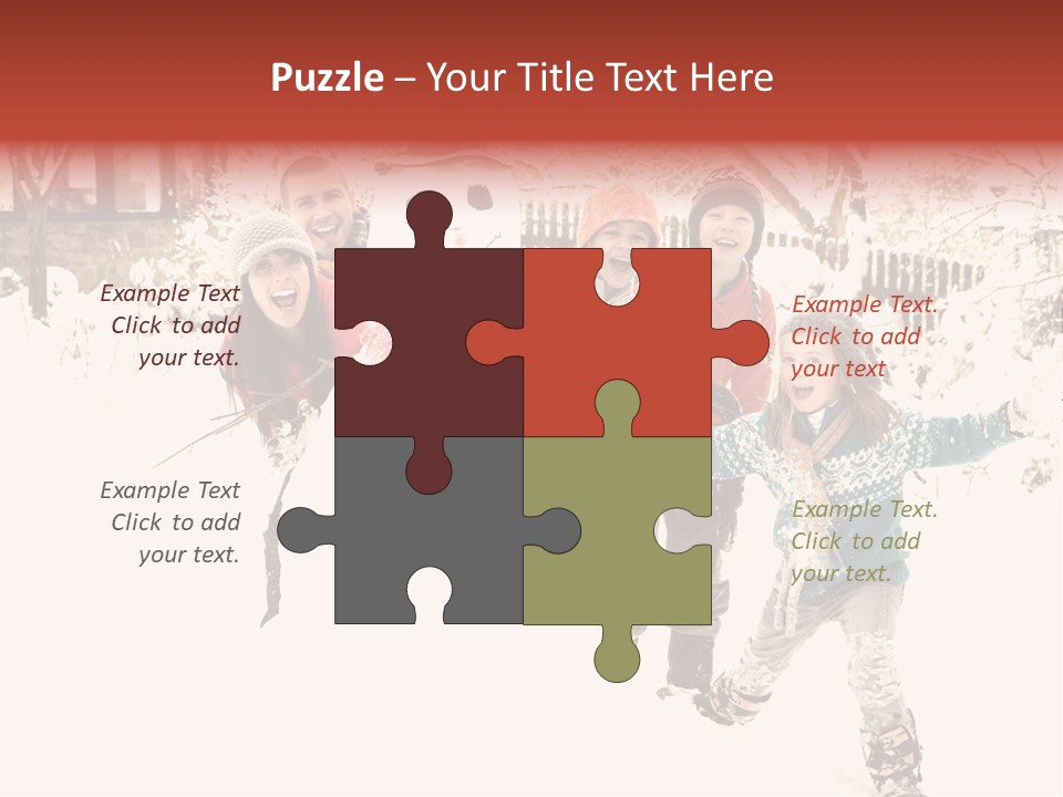 Smiling Full Length Male PowerPoint Template