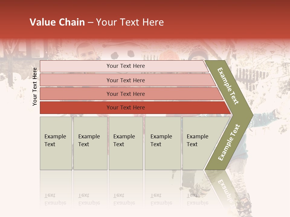 Smiling Full Length Male PowerPoint Template