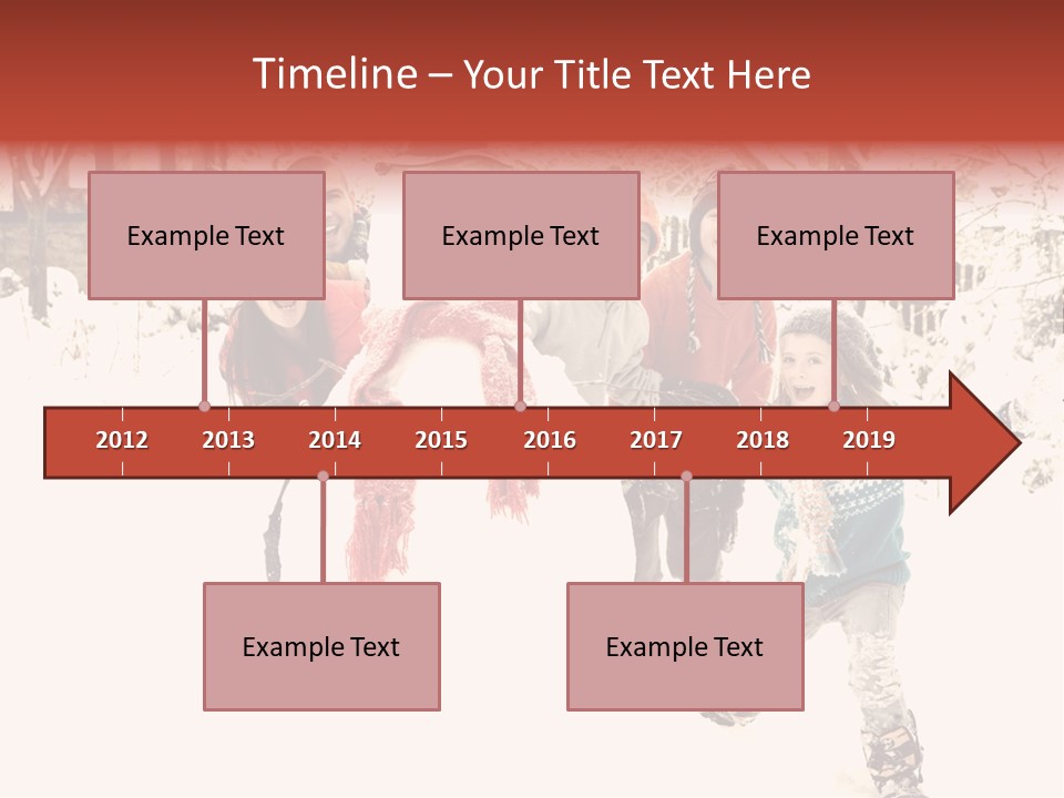 Smiling Full Length Male PowerPoint Template
