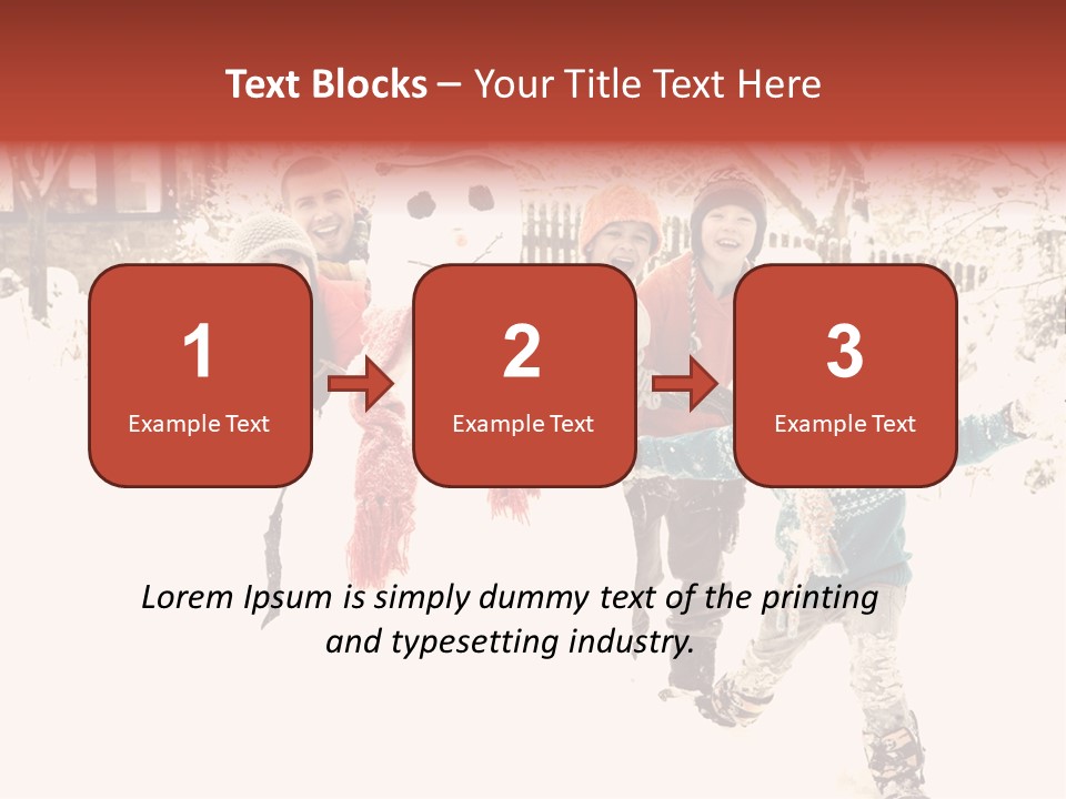 Smiling Full Length Male PowerPoint Template