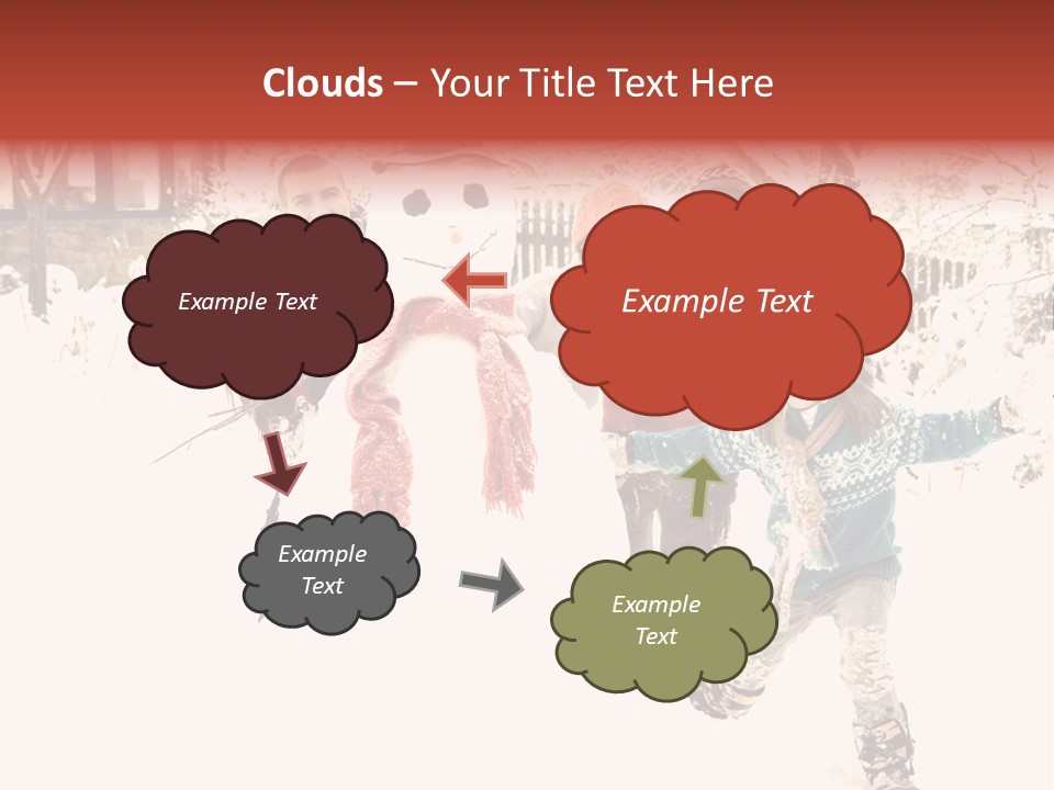 Smiling Full Length Male PowerPoint Template