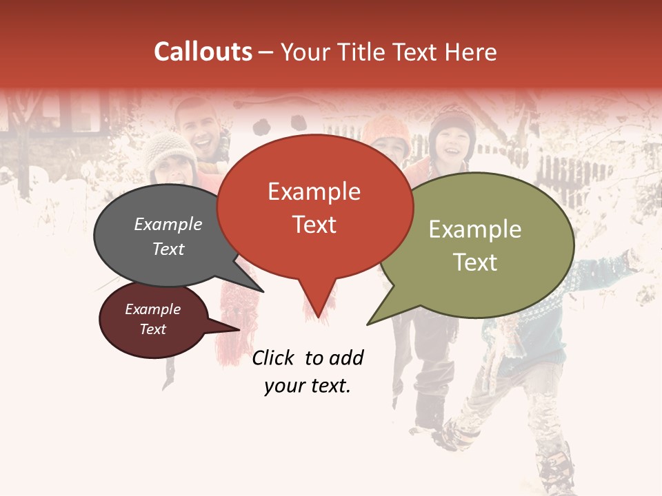 Smiling Full Length Male PowerPoint Template