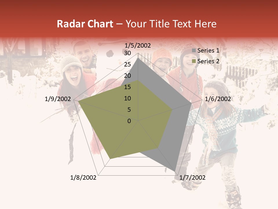 Smiling Full Length Male PowerPoint Template