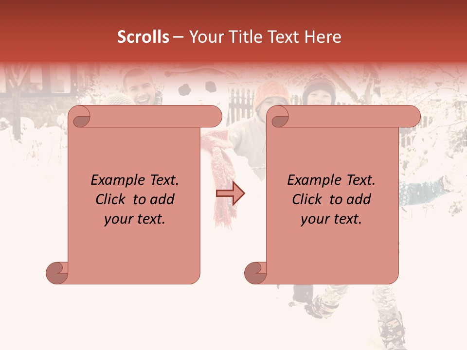 Smiling Full Length Male PowerPoint Template